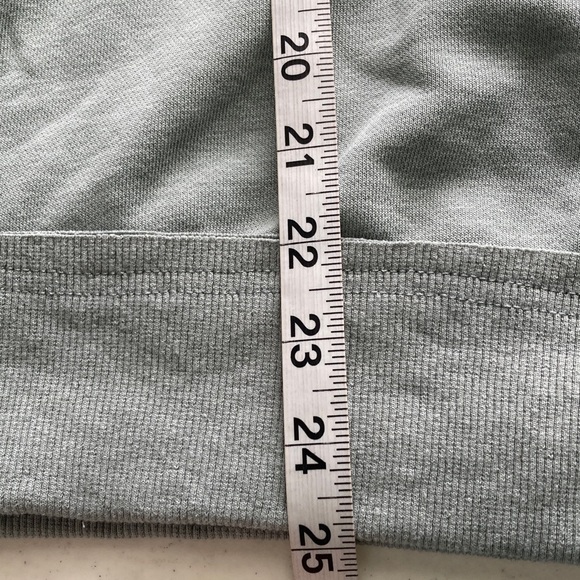 Gimmicks by BKE Gray-Green Oversized Lace Cutout Top - Picture 8 of 8